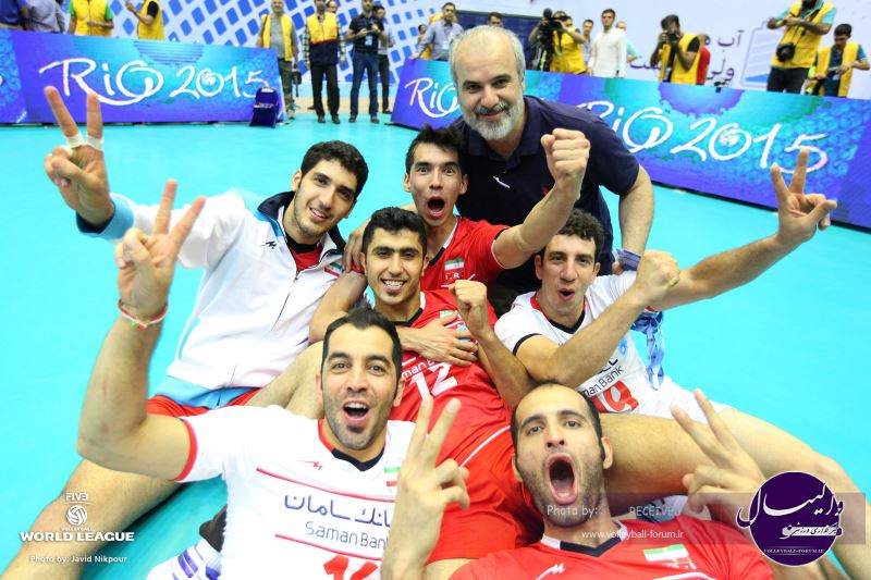 حواشی بازی والیبال ایران 3-0 آمریکا (ویدیو)